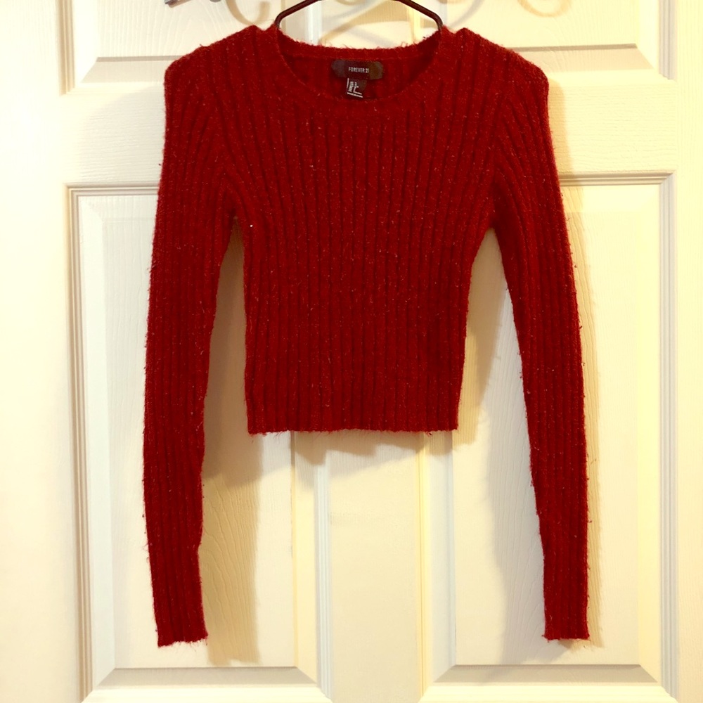FOREVER 21 Ribbed Sweater SIZE: LARGE